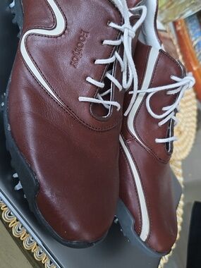 FootJoy LoPro Collection Brown & Cream Golf Shoes